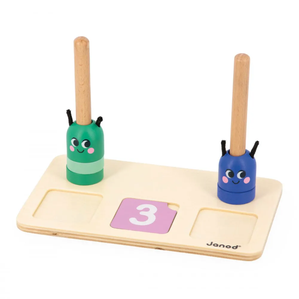 Janod Jeux Éducatifs Maternelle|Jeux Éducatifs Chiffres & Lettres*Jeu Composition et Comparaison des nombres