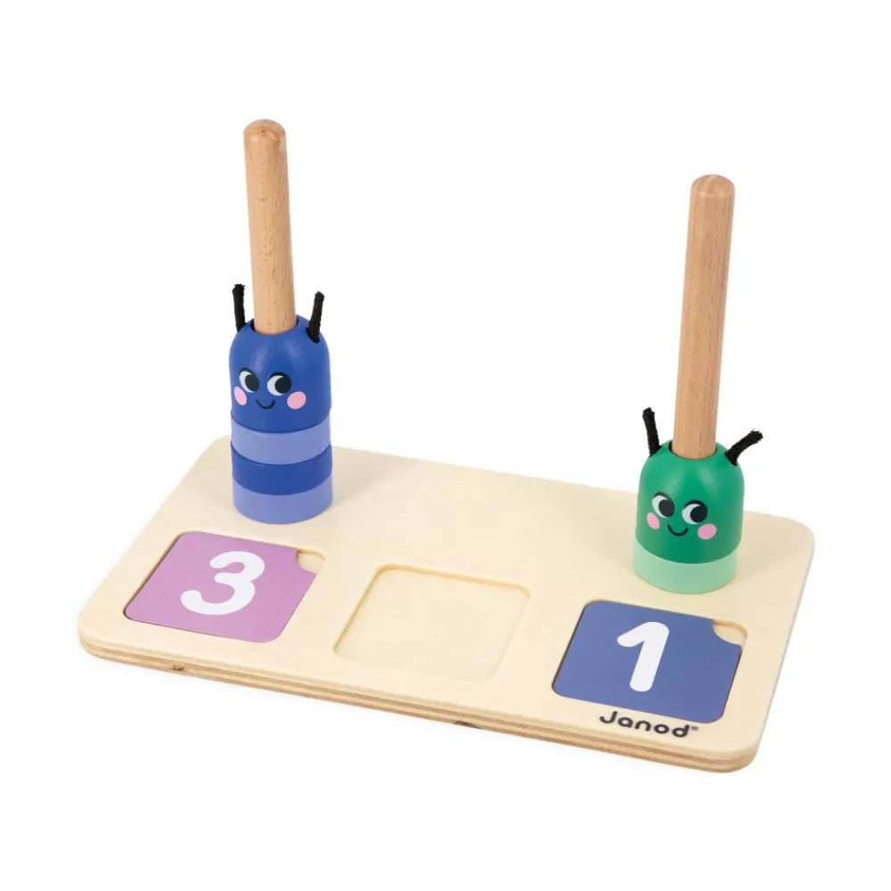 Janod Jeux Éducatifs Maternelle|Jeux Éducatifs Chiffres & Lettres*Jeu Composition et Comparaison des nombres