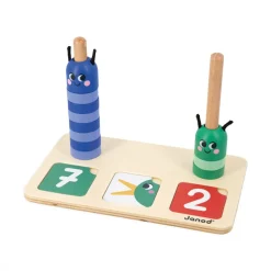 Janod Jeux Éducatifs Maternelle|Jeux Éducatifs Chiffres & Lettres*Jeu Composition et Comparaison des nombres