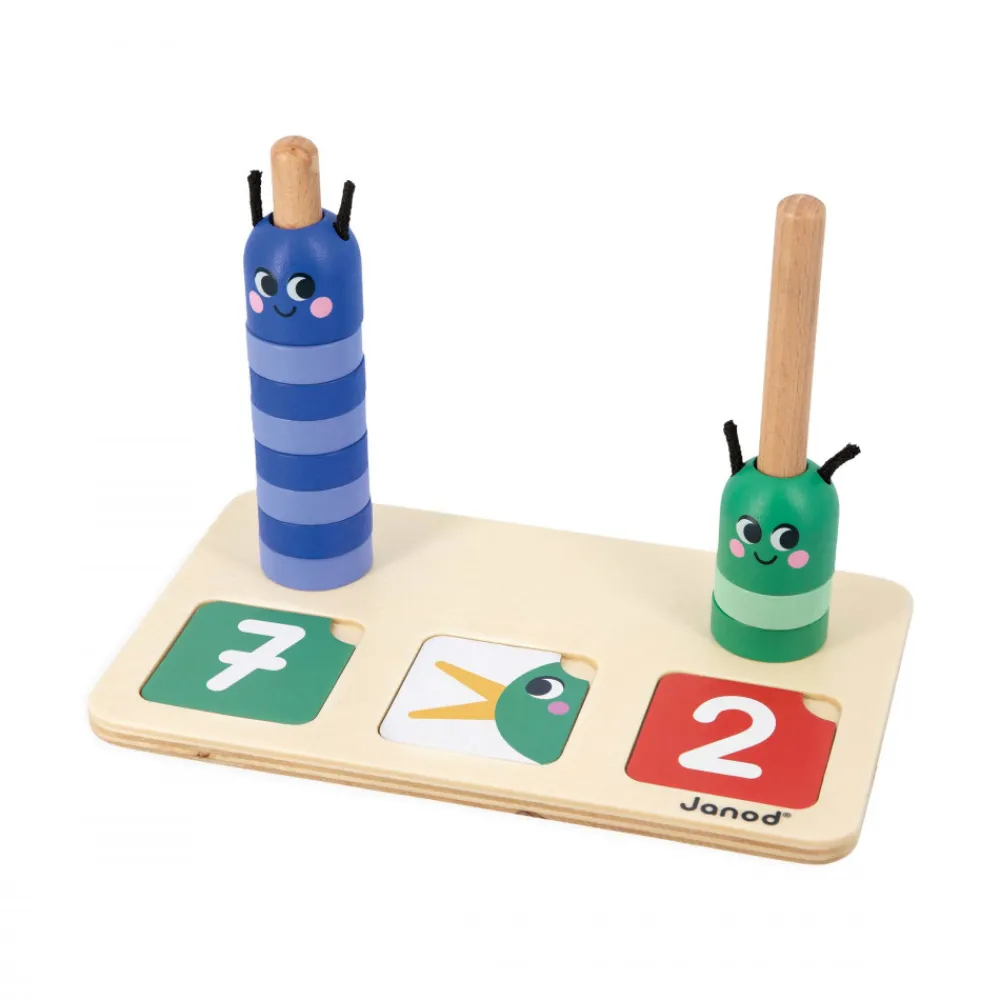 Janod Jeux Éducatifs Maternelle|Jeux Éducatifs Chiffres & Lettres*Jeu Composition et Comparaison des nombres