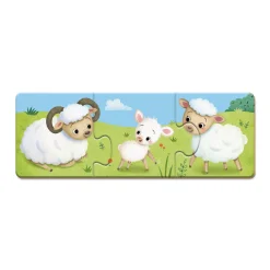 Janod Jeux De Mémoire & D'Associations|Jeux Éducatifs Maternelle*Jeu d'association - puzzle Trionimo 30 pièces
