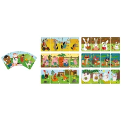 Janod Jeux De Mémoire & D'Associations|Tracteurs & Animaux De La Ferme*Jeu de 7 Familles Family Farm