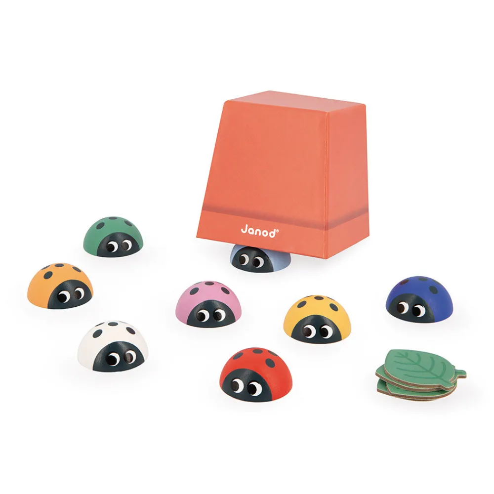 Janod Jeux De Mémoire & D'Associations|Jeux Éducatifs Maternelle*Jeu de Mémoire - Coccinelles