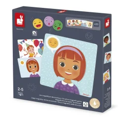 Janod Jeux Éducatifs Primaire|Jeux Éducatifs Maternelle*Jeu Magnétique des Émotions