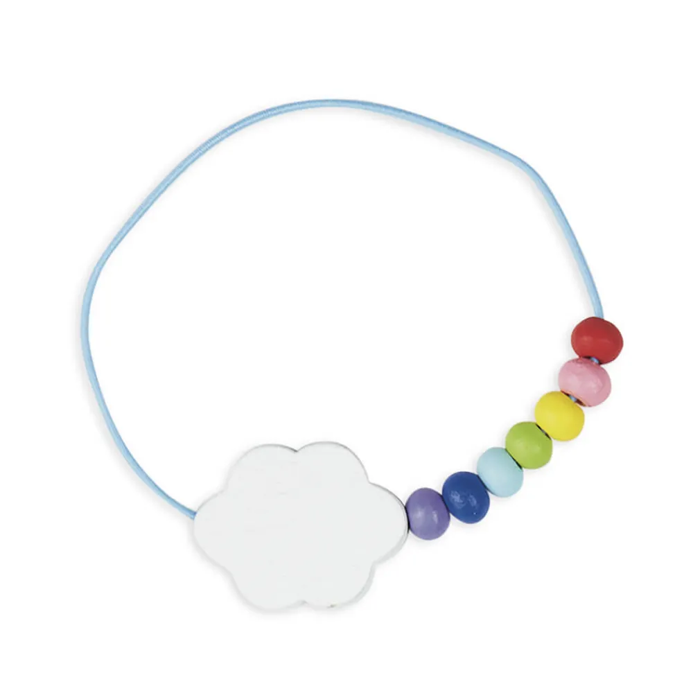 Janod Collection "Les Ateliers Bijoux" & Les Perles*Kit Créatif - 3 Bijoux Arc-En-Ciel à Créer