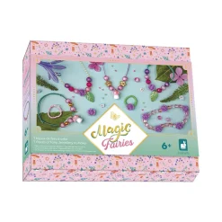 Janod Collection "Les Ateliers Bijoux" & Les Perles*Kit Créatif - 7 Bijoux de Fées à Créer Magic Fairies