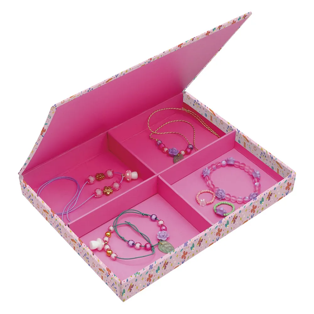 Janod Collection "Les Ateliers Bijoux" & Les Perles*Kit Créatif - 7 Bijoux de Fées à Créer Magic Fairies