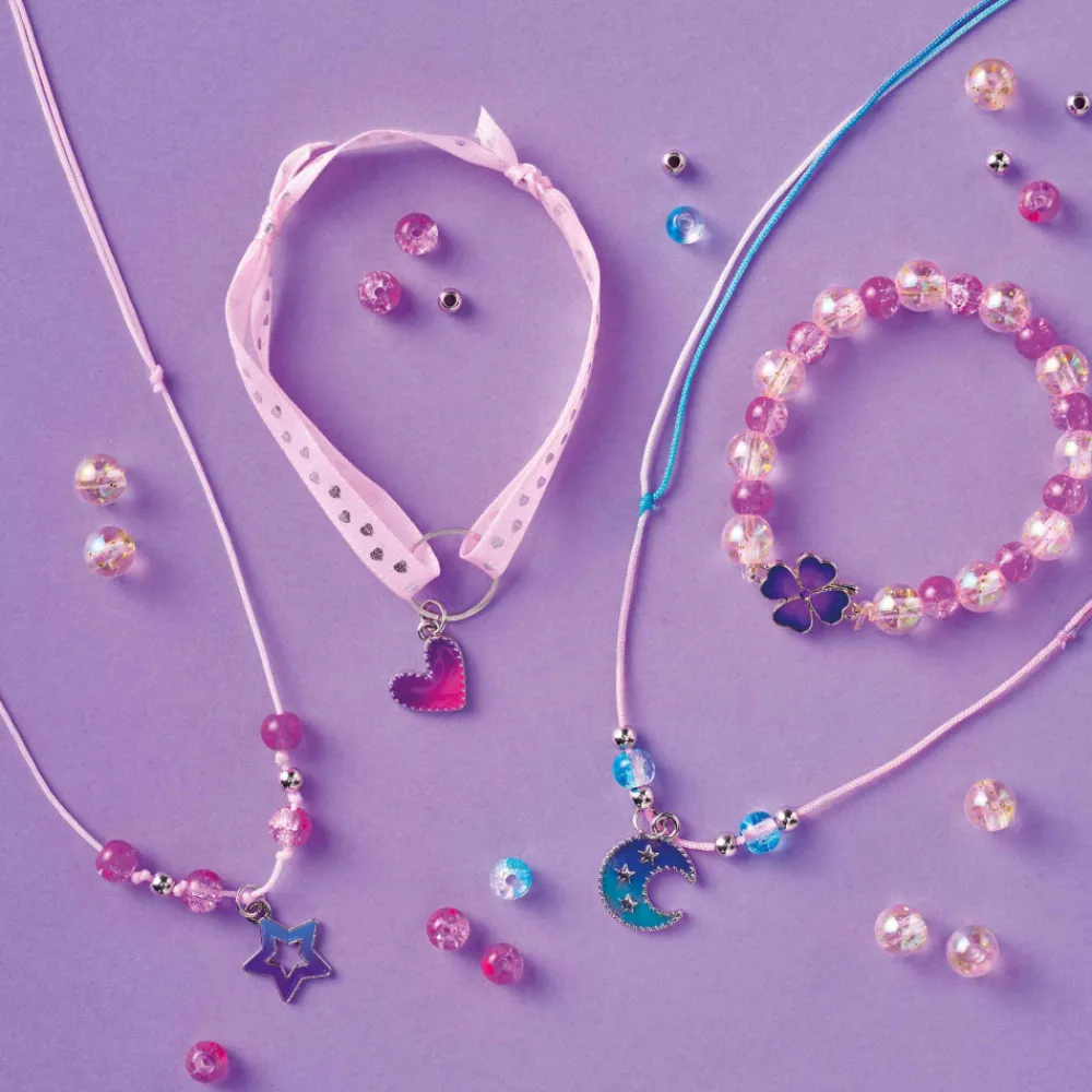Janod Collection "Les Ateliers Bijoux" & Les Perles*Kit Créatif - 4 Bijoux d'Humeur à Créer