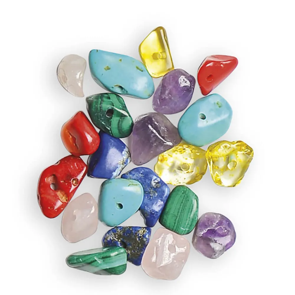 Janod Collection "Les Ateliers Bijoux" & Les Perles*Kit Créatif - 16 Bijoux Pierre Porte-Bonheur à Créer