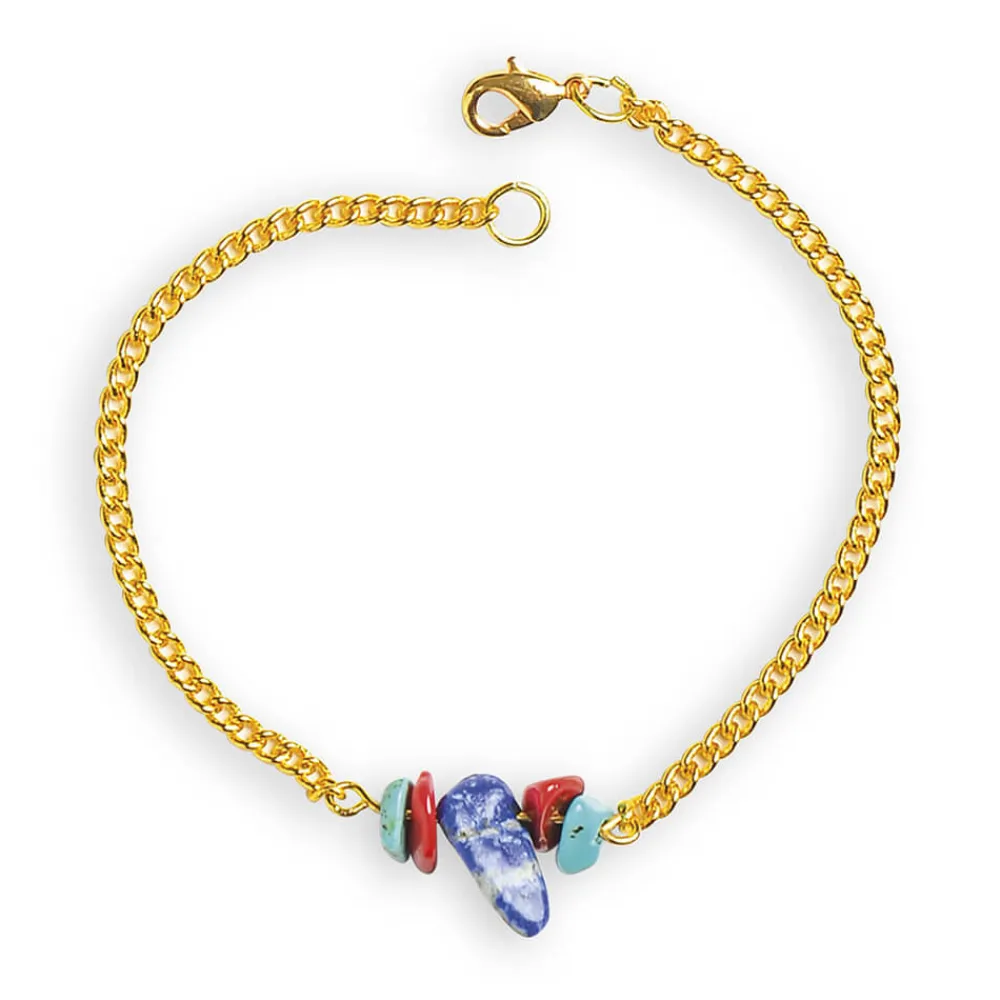 Janod Collection "Les Ateliers Bijoux" & Les Perles*Kit Créatif - 16 Bijoux Pierre Porte-Bonheur à Créer