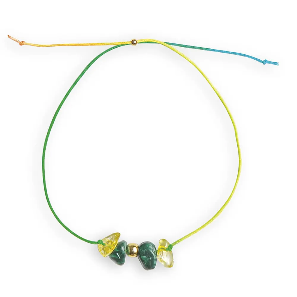 Janod Collection "Les Ateliers Bijoux" & Les Perles*Kit Créatif - 16 Bijoux Pierre Porte-Bonheur à Créer