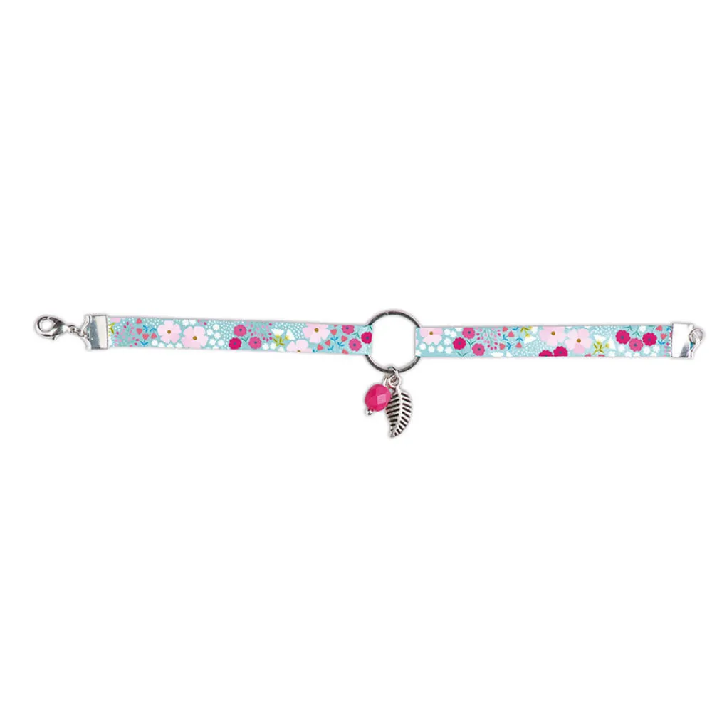 Janod Collection "Les Ateliers Bijoux" & Les Perles*Kit Créatif - 3 Bijoux Rubans à Fleurs à Créer
