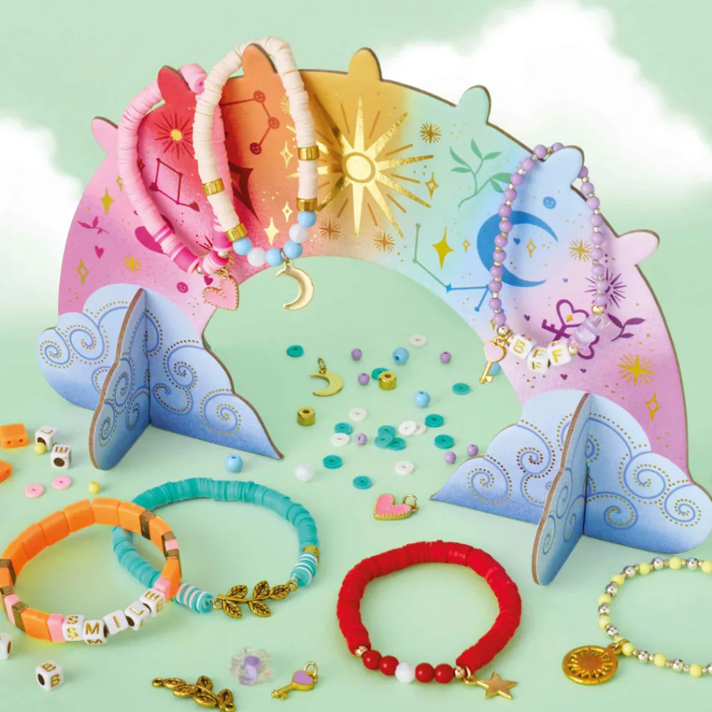 Janod Collection "Les Ateliers Bijoux" & Les Perles*Kit Créatif - 7 Bracelets pour la Semaine à Créer