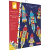 Janod Créations 3D|Tampons & Papeterie*Kit Créatif - 10 Fusées en Papier à Créer