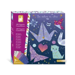 Janod Créations 3D|Collection "Les Ateliers Du Calme"*Kit Créatif - 200 Origamis Constellations