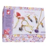 Janod Collection "Les Ateliers Bijoux" & Les Perles*Kit Créatif - Coffret 4 Bijoux Fioles de Fées à Créer