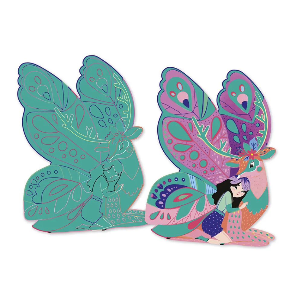 Janod Collection "Les Ateliers Du Calme"*Kit Créatif - Coffret Multi-Activités 11 Réalisations Magic Fairies