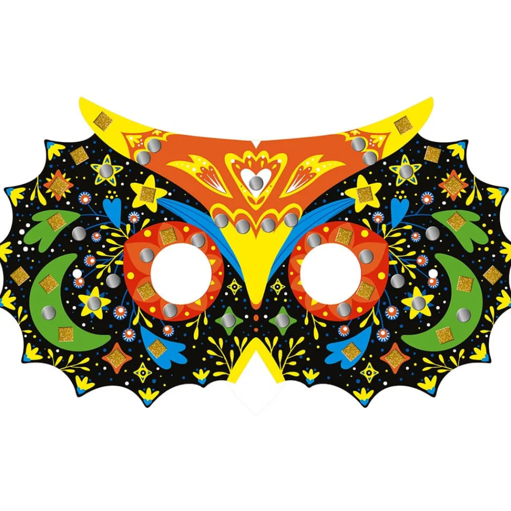 Janod Créations 3D|Peinture Par Numéro & Coloriage*Kit Créatif - Coffret Multi-Activités 17 Réalisations Animaux