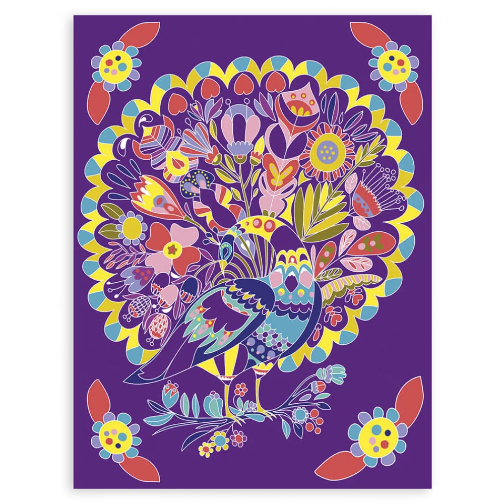 Janod Collection "Les Ateliers Du Calme"|Cartes À Gratter*Kit Créatif - Coffret Multi-Activités Scratch Art
