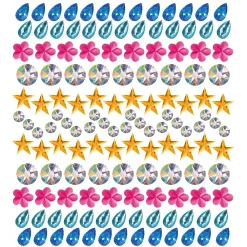 Janod Créations 3D|Sable, Paillettes, Dorure & Strass*Kit Créatif - Coffret Multi-Activités 11 Décos Girly