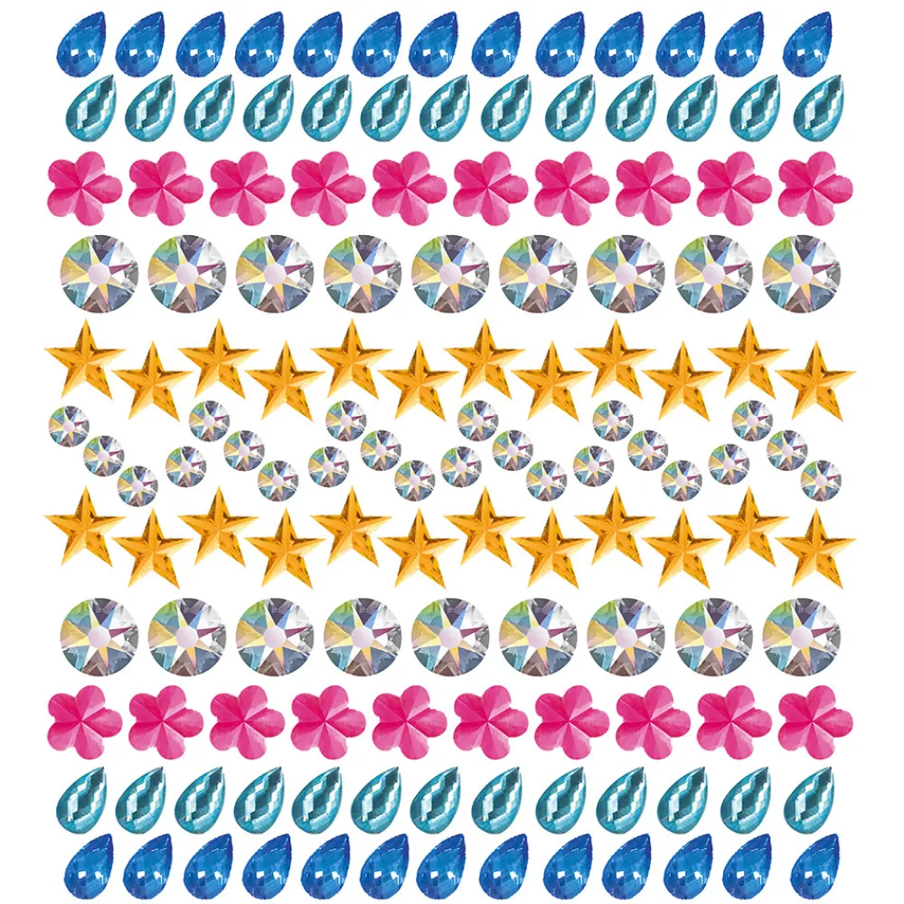 Janod Créations 3D|Sable, Paillettes, Dorure & Strass*Kit Créatif - Coffret Multi-Activités 11 Décos Girly