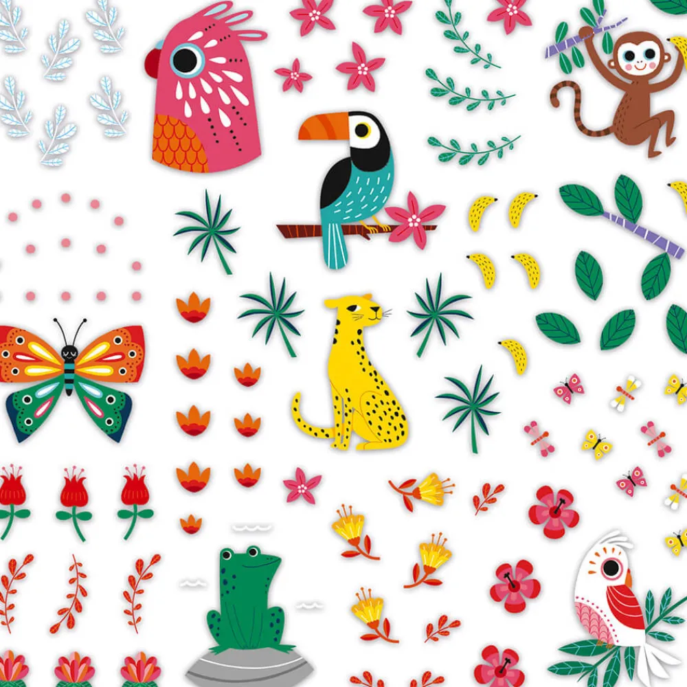 Janod Peinture Par Numéro & Coloriage|Collection "Les Ateliers Déco"*Kit Créatif - Galets à Décorer
