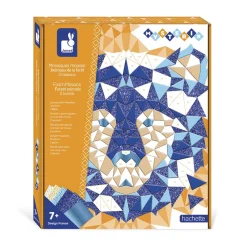 Janod Mosaïques & Gommettes|Collection "Les Ateliers Du Calme"*Kit Créatif - Mosaïques Mousse Animaux de la Forêt