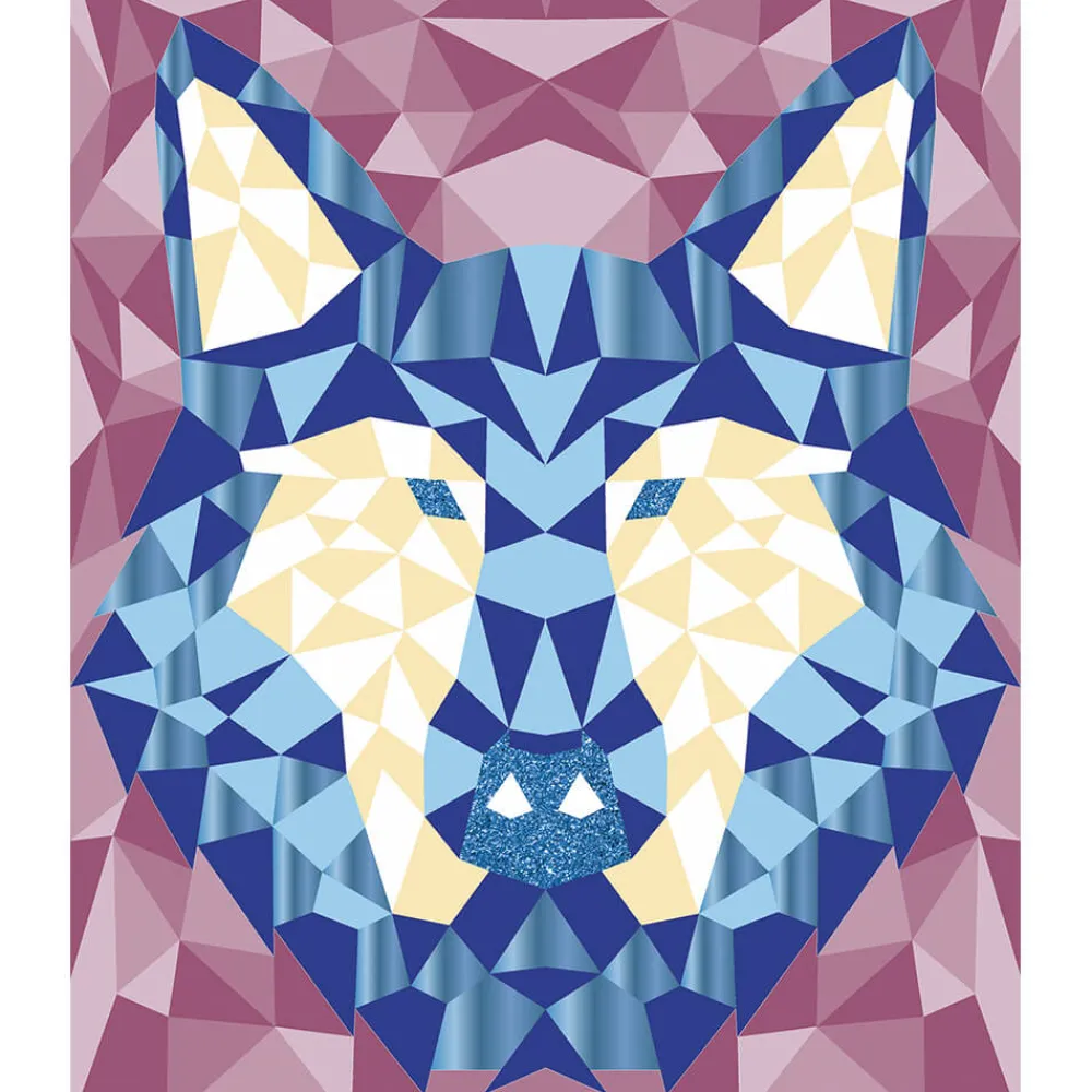 Janod Mosaïques & Gommettes|Collection "Les Ateliers Du Calme"*Kit Créatif - Mosaïques Mousse Animaux de la Forêt