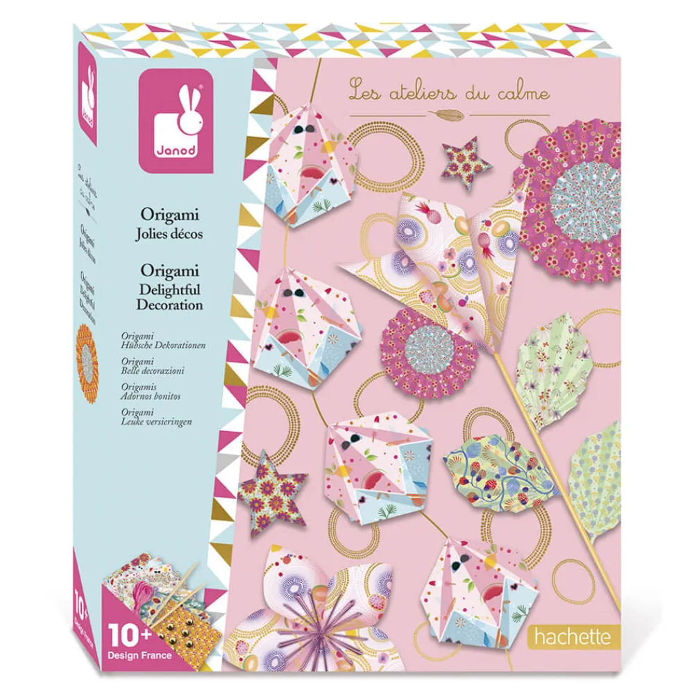 Janod Créations 3D|Collection "Les Ateliers Du Calme"*Kit Créatif - Origami Jolies Décos