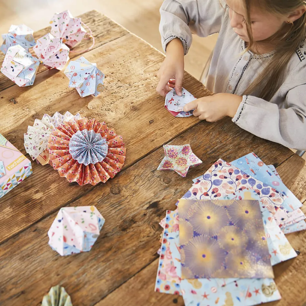 Janod Créations 3D|Collection "Les Ateliers Du Calme"*Kit Créatif - Origami Jolies Décos