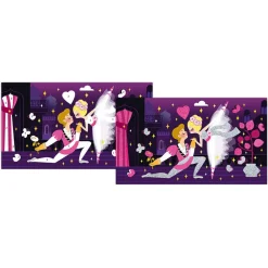 Janod Collection "Les Ateliers Du Calme"|Sable, Paillettes, Dorure & Strass*Kit Créatif - Paillettes Fluo Danseuses