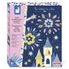 Janod Sable, Paillettes, Dorure & Strass|Collection "Les Ateliers Du Calme"*Kit Créatif - Sables Phosphorescents et Paillettes Nuit Féérique