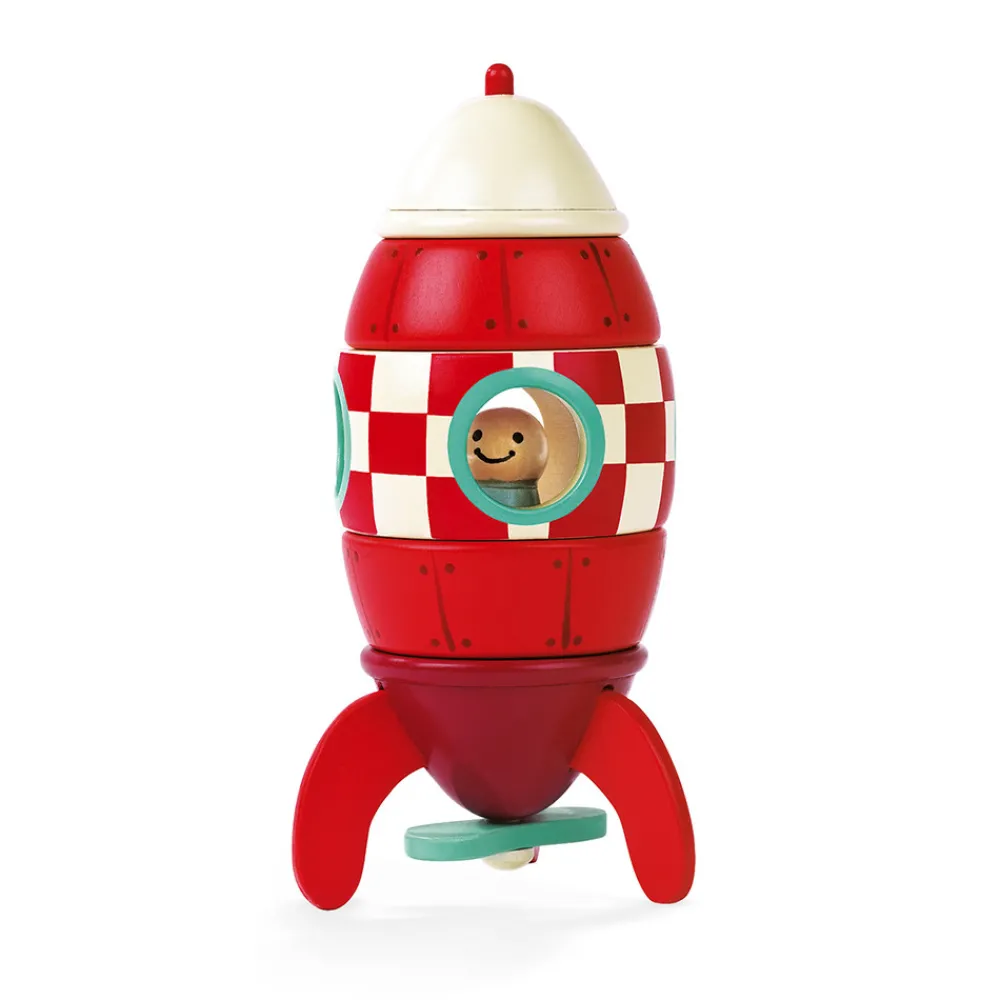 Janod Jouets Magnétiques|Trains & Véhicules*Kit Magnet Fusée - petite taille