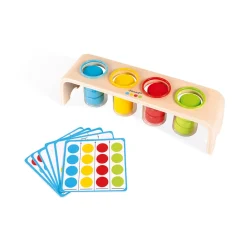 Janod Jeux Éducatifs Maternelle|Formes & Couleurs*Le Tri des Couleurs - Essentiel (bois)