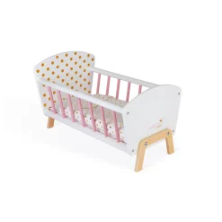 Janod Accessoires Poupons, Poupées & Ménage*Lit Candy Chic (bois)