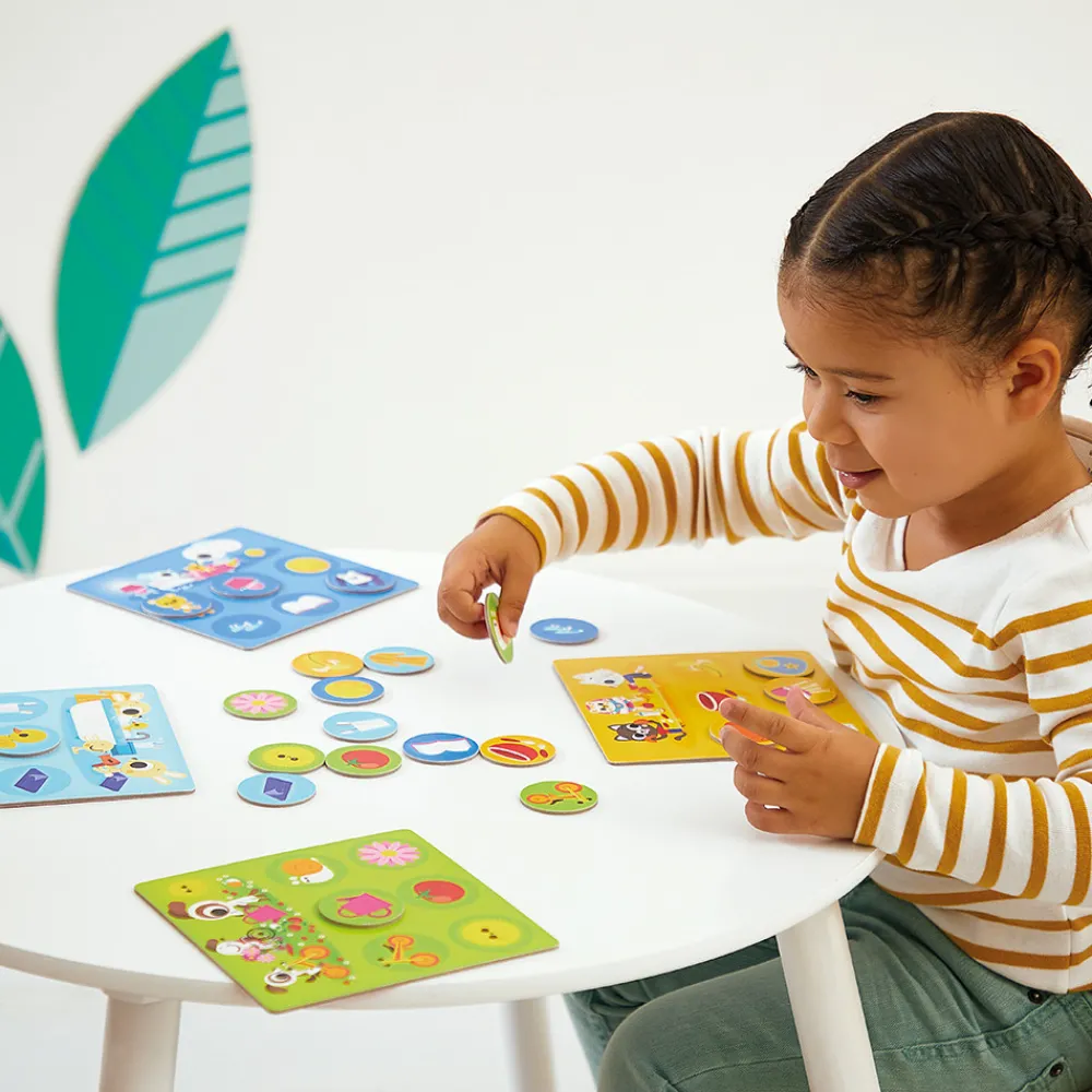 Janod Jeux De Mémoire & D'Associations|Jeux Éducatifs Maternelle*Loto de la Maison