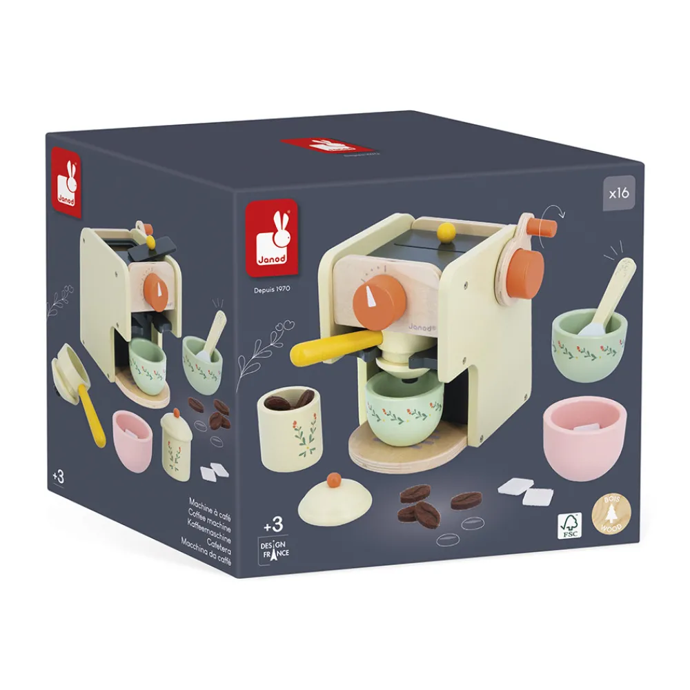 Janod Cuisines, Dinettes & Marchandes*Machine à Café et accessoires Mamie Soleil