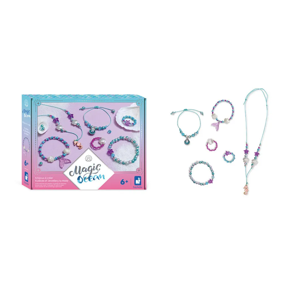 Janod Collection "Les Ateliers Bijoux" & Les Perles*Magic Ocean - 6 Bijoux A Créer