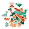 Janod Tableaux, Ardoises & Magnets|Jouets Magnétiques*Magnets Dino 24 pièces