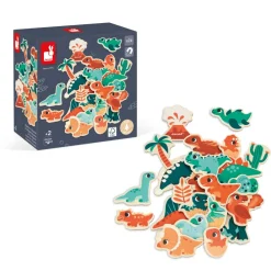 Janod Tableaux, Ardoises & Magnets|Jouets Magnétiques*Magnets Dino 24 pièces