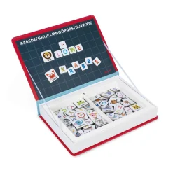 Janod Jeux Éducatifs Chiffres & Lettres|Jeux Éducatifs Magnétiques*Magnéti'book alphabet allemand, 142 magnets