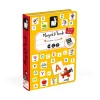 Janod Jeux Éducatifs Chiffres & Lettres|Jeux Éducatifs Magnétiques*Magnéti'book alphabet catalan, 142 magnets