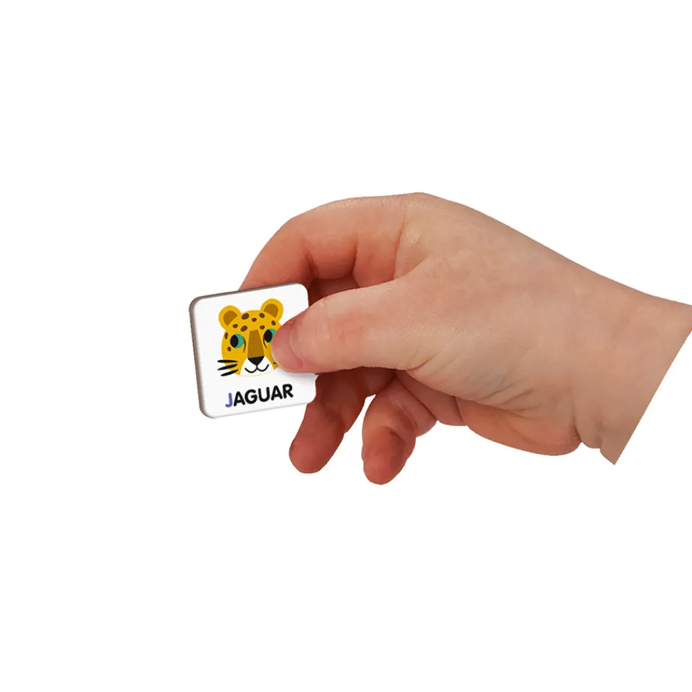 Janod Jeux Éducatifs Maternelle|Jeux Éducatifs Magnétiques*Magnéti'book alphabet français, 142 magnets