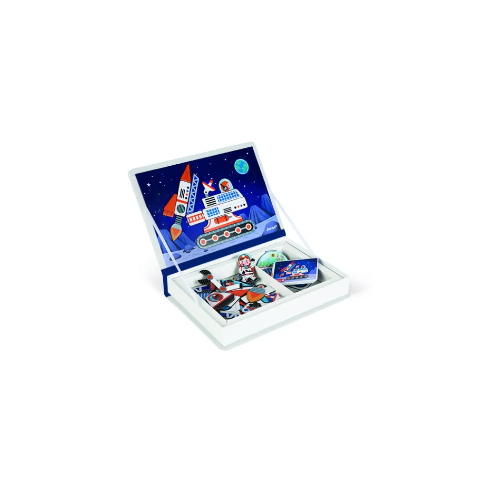Janod Jeux Éducatifs Maternelle|Jeux Éducatifs Magnétiques*Magnéti'book Cosmos, 52 magnets