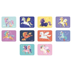 Janod Jeux Éducatifs Maternelle|Jeux Éducatifs Magnétiques*Magnéti'book Licornes
