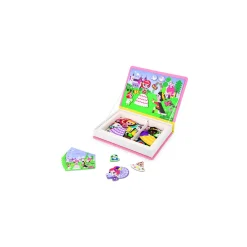 Janod Jeux Éducatifs Magnétiques*Magnéti'book princesses, 55 magnets