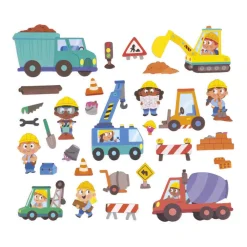 Janod Jeux Éducatifs Maternelle|Jeux Éducatifs Magnétiques*Magnéti'stories le Chantier