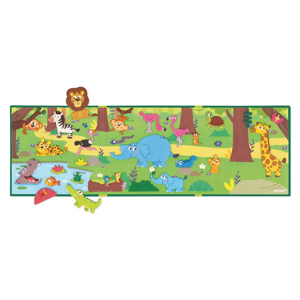 Janod Jeux Éducatifs Maternelle|Jeux Éducatifs Magnétiques*Magnéti'stories les Animaux d'Afrique