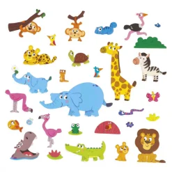 Janod Jeux Éducatifs Maternelle|Jeux Éducatifs Magnétiques*Magnéti'stories les Animaux d'Afrique