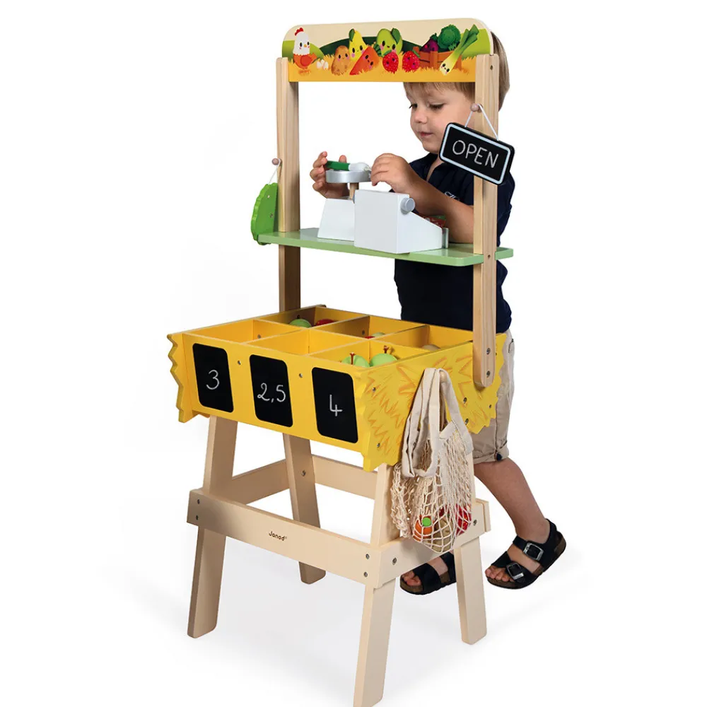Janod Tracteurs & Animaux De La Ferme|Cuisines, Dinettes & Marchandes*Marchande Farm Market